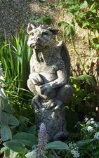 Ambrose Gartendeko Steinfigur Skulptur Drache   Pheeberts Fiona Scott Steinguss