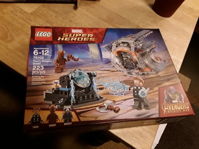 lego super heroes thor's weapon quest set 76102
