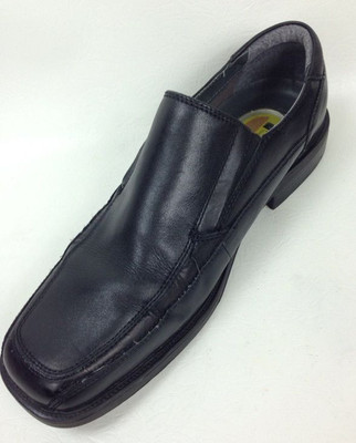 Men\'s Dockers Black Leather Loafers with Stitching Design Element Size 11.5 M Dockers Agent Mens Loafers Leather Dress Casual Loafers for  main image 4