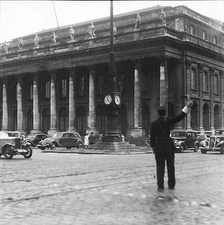 BORDEAUX c. 1950 - Autos Gendarme Théatre Gironde - Negative 6 x 6 - N6 NAQ52
