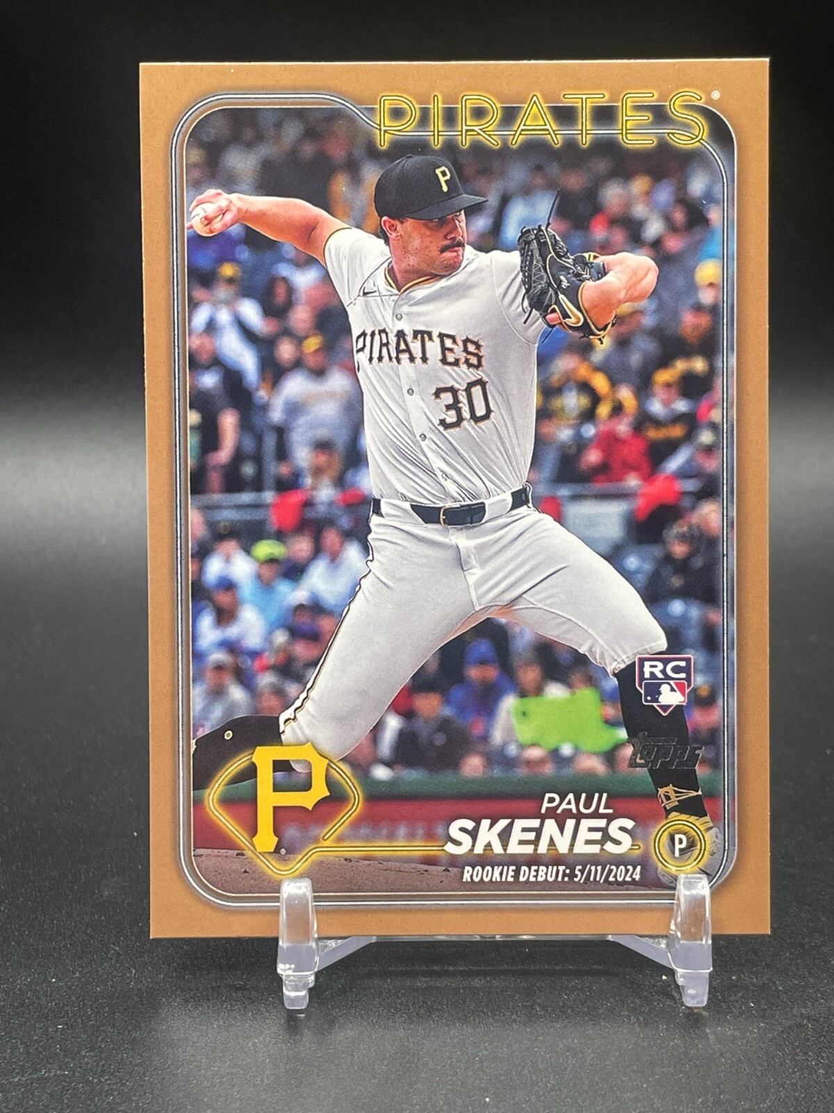 2024 Topps Update PAUL SKENES Rookie Debut GOLD /2024 RC #US288 Pirates