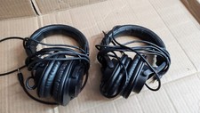  PARTS 2 x Audio-Technica ATH-M20X Professional Studio Monitor Headphones