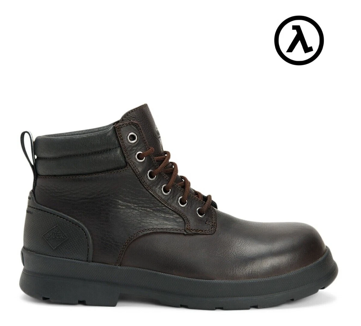 MUCK MEN S CHORE FARM LEATHER COMP TOE CHELSEA BOOTS CLLC900 ALL