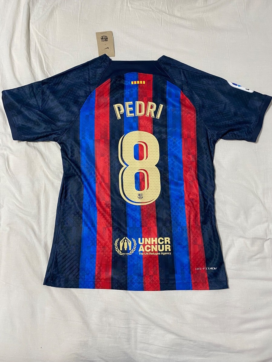 FC Barcelona PEDRI 8 シャツ Pedri #8 Signed Autographed 2025/26 Barcelona FC Home Jersey