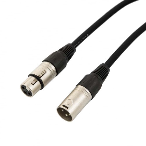 10 x 6m Macho a Cable Hembra Mic XLR / Micrófono Balanceado Cable / Negro - Imagen 2 de 2
