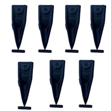 7 Tiger Rock Bucket Digging Teeth X156TL w Roll Pins  P156 For X156 Style Tooth