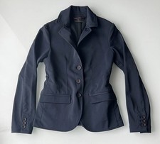 Cavalleria Toscana Girls Competition Riding Show Jacket. NAVY BLUE -SIZE 8