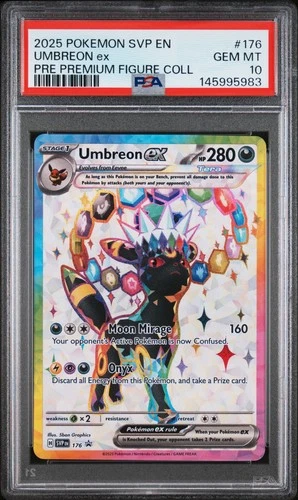 2025 POKEMON SVP EN-SV BLACK STAR PROMO #176 UMBREON EX PSA 10