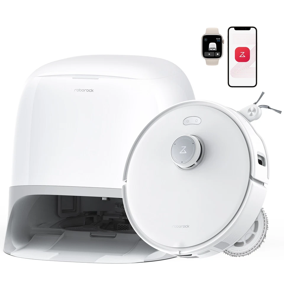 Roborock Qrevo Curv Vacuum&Mop,18500Pa,Zero-Tangling,FlexiArm Tech - Refurbished