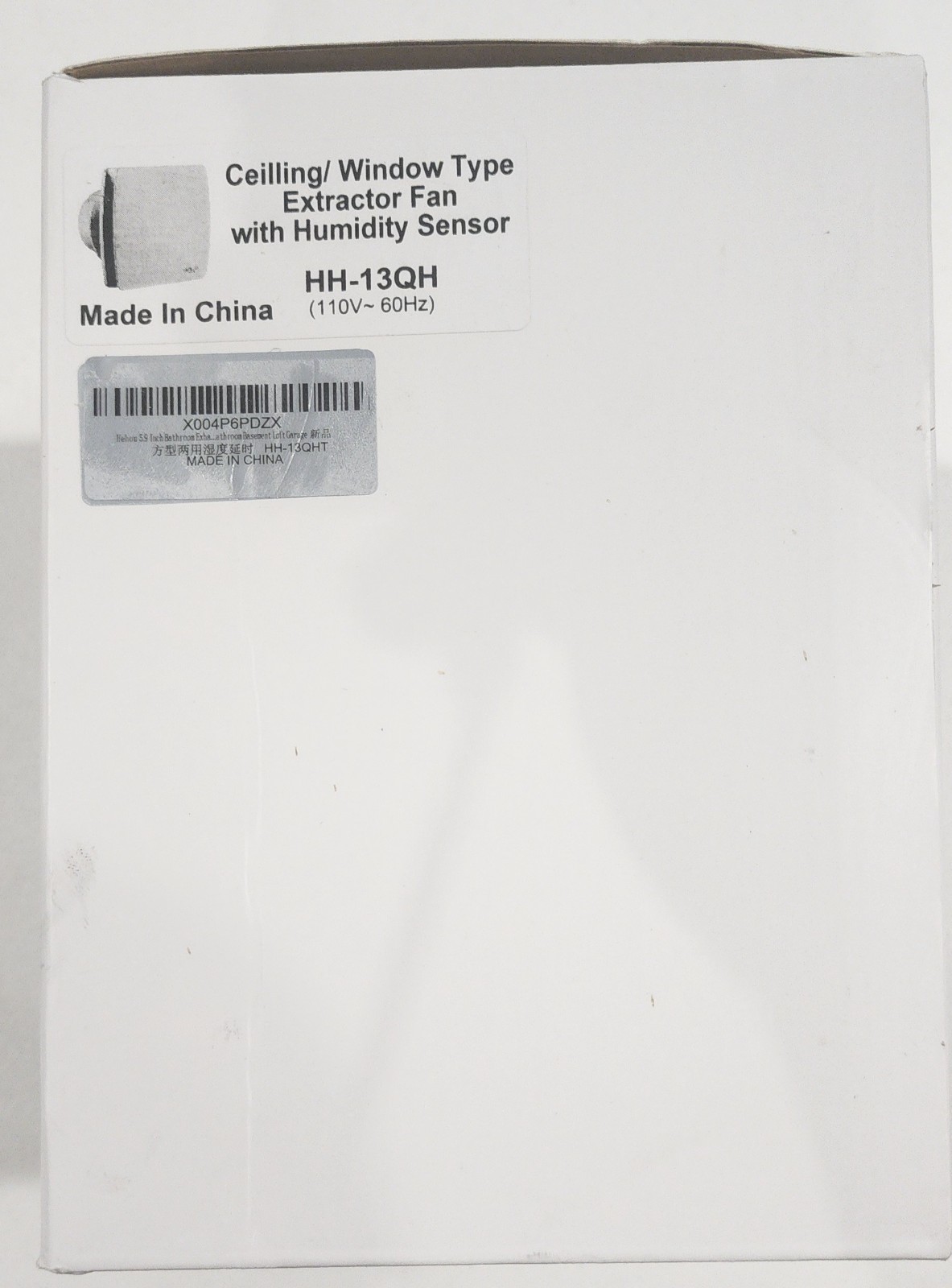 5.9 Inch Bathroom Exhaust Fan with Humidity Sensor and Timer 110 CFM Powerful...