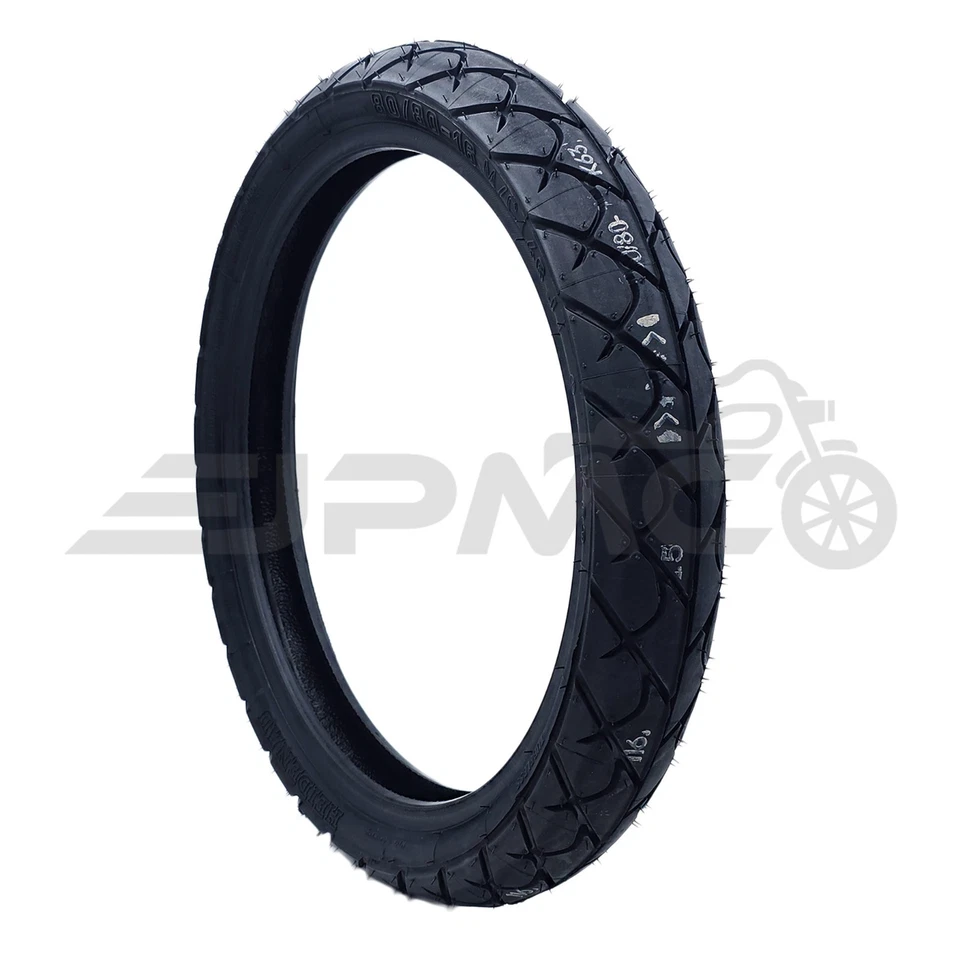 SET 2x Heidenau K63 80/80-16 Reifen + Schläuche + Felgenbänder - Bild 2 von 4