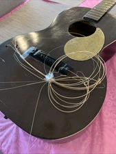 Vintage 1950-1960 Guitar 6 Strings Acoustic Kay Made In USA 38.5 In