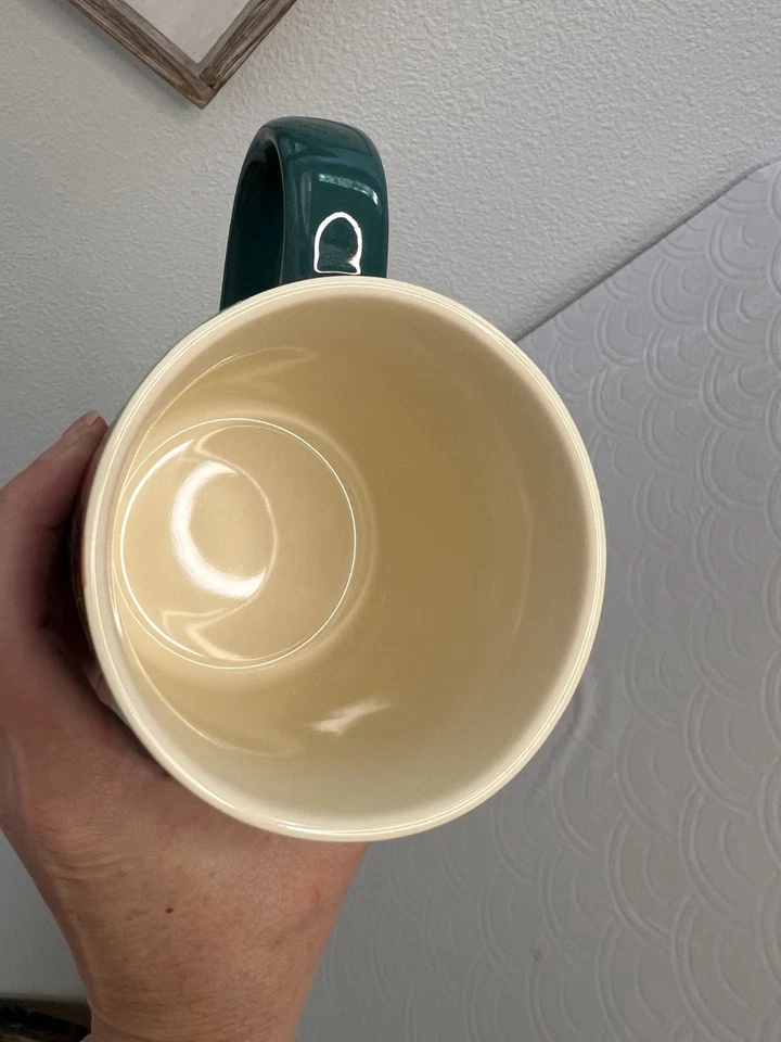 Taza de café Opalhouse Spill The Tea 16 oz gres retro mod taza floral Foto 3 de 4