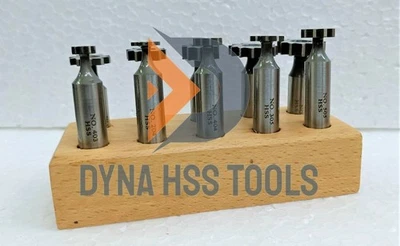 Coupe-siège Woodruff HSS - Ensemble De 10 Pièces Sur Support En Bois -... - Photo 1/2