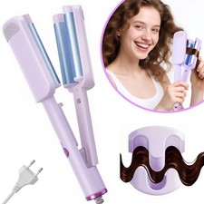 Welleneisen für Haare 32mm Lockenstab für Beach Waves Wellenstab 4 Temperaturen
