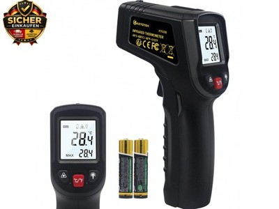 KETOTEK Infrarot Thermometer, Temperaturmessgerät IR Pyrometer Digital Laser 