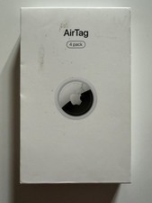  READ APPLE AIRTAG 1st GENERATION 4 PACK. 2 NEW  2 USED IN OEM BOX. SHIPS FREE