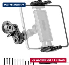 Tablet Holder for Truck, Drill Base Tablet Car Mount with Aluminum Arm, Compatib