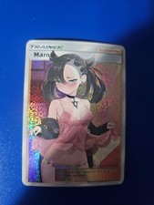 Custom Anime Waifu Pokemon Card Marnie Traine...