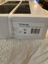 Delta T2764-BL Roman Tub Faucet Matte Blk Brand New Unopened Factory Sealed Box