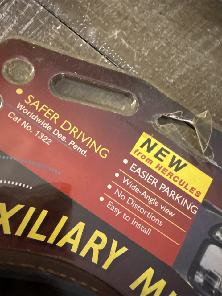 NUEVO Espejo Espejo Vehículo One Hercules Auxiliar Punto Ciego Gran Angular Espejo Foto 2 de 4
