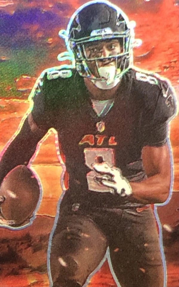 Phoenix Kyle Pitts 2021 “EN FUEGO” PRIZM troquelado SSP CASE HIT RC No. EF-18 🔥 Foto 3 de 4