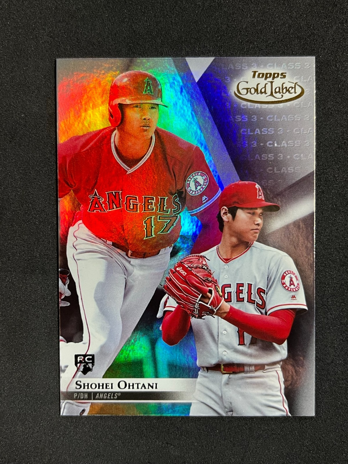 2018 Topps Gold Label - Shohei Ohtani #17 Class 3 Black (RC)