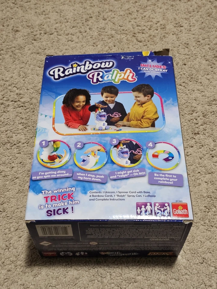Rainbow Ralph - The Spin Him Around Until He Gets Dizzy Game by Goliath - Image 2 of 4