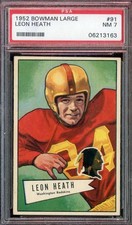 1952 Bowman Large Football Cards 18