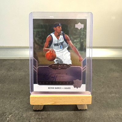 Upper Deck 2004-05 Black Diamond Gemography Devin Harris GEM-DE Auto