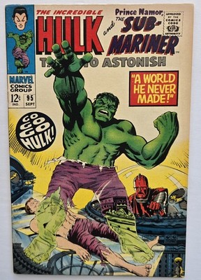 TALES TO ASTONISH #95 COMIC BOOK (MARVEL,1967) SILVER AGE +