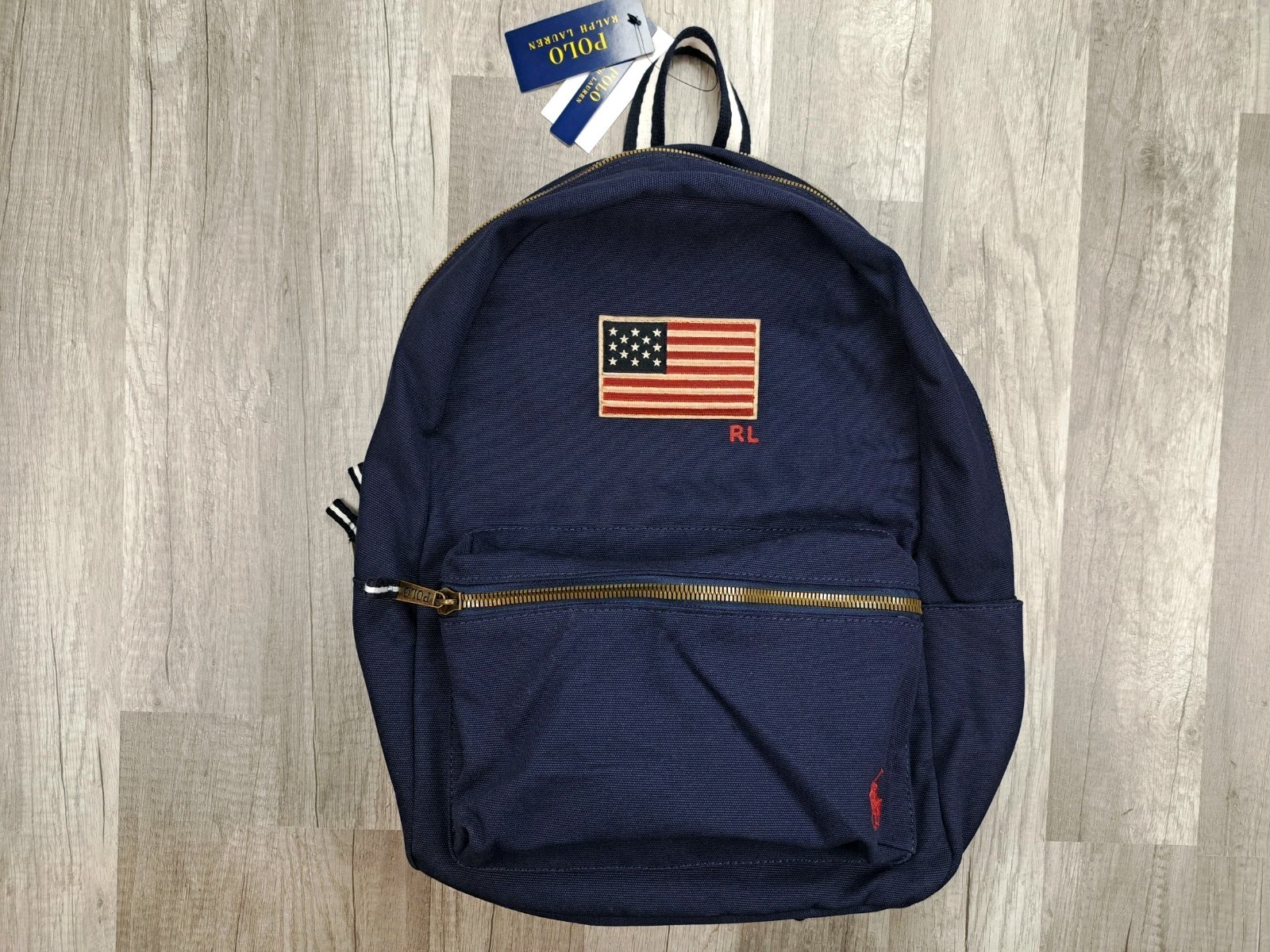 Newport Navy Usa Flag Laptop Sleeve Bottle Pocket New