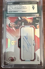 RARE! Gennaro Gattuso 2024-25 AC Milan Ineffable Legend Auto On Card /15 CGC 9