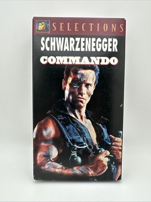Commando (VHS 1985) Arnold Schwarzenegger FOX Selections **Buy 2 Get 1 Free**