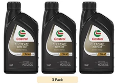 (3 pack)Castrol EDGE Euro 5W-40 A3/B4 Advanced Full Synthetic Motor Oil,1 Quarts