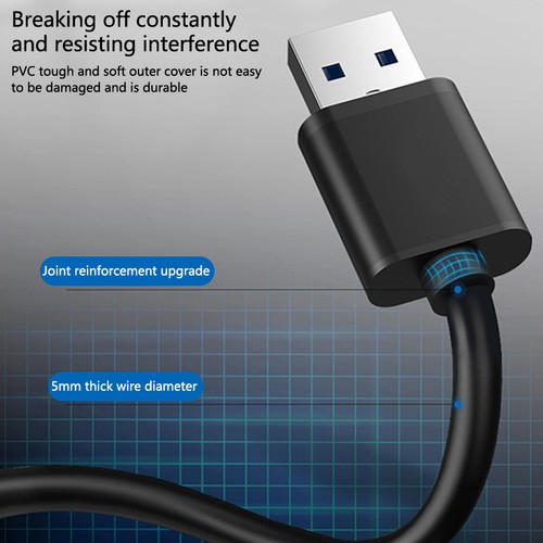Vier--in einem Hub 100cm Mobiltelefon Computer Ladegerät USB Hub Expansion Dock - Afbeelding 4 van 20