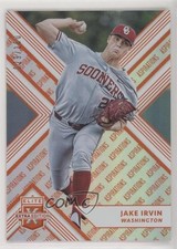 2018 Panini Elite Extra Edition Aspirations Orange 29/100 Jake Irvin #198 hg6