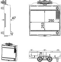 Mahle CR 923 000P KüHler, MotorküHlung FüR BMW