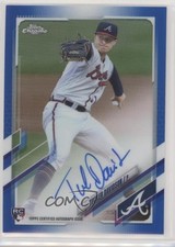 2021 Topps Chrome Rookie Blue Refractor 45/150 Tucker Davidson #RA-TD Auto vj8