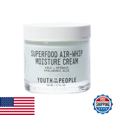 Youth To The People Superfood Air-Whip Moisture Cream Full Size - Kale Green