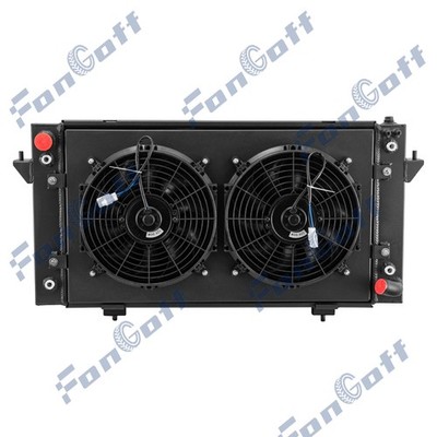 4 Row Radiator Shroud Fan Fits 1987-1998 Land Rover Range Rover Discovery Auto