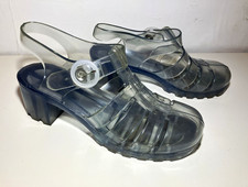 American Apparel Jelly Block Heel Sandals Women’s Size 9 MADE IN USA