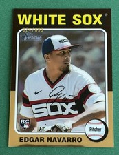 2024 TOPPS HERITAGE HIGH NUMBER - EDGAR NAVARRO #362 CHROME /699 (RC) Rookie CWS