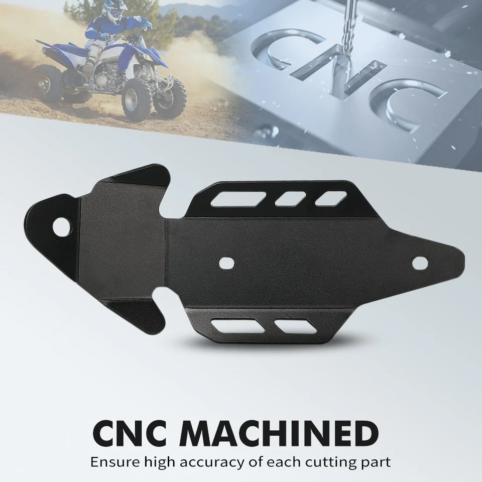 For YAMAHA YFZ450R Aluminum Muffler Mid Pipe Heat Shield Protection 2009-2023 - Image 4 of 4