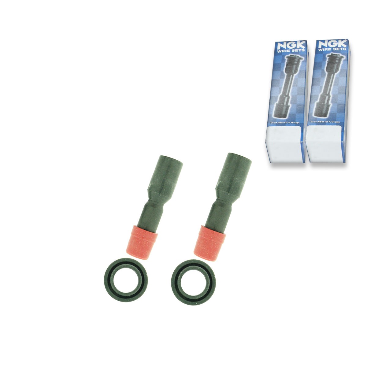 2 pc NGK 58986 CPB-H003 Ignition Coil Boots for SPP111E SPB174 702479 vw