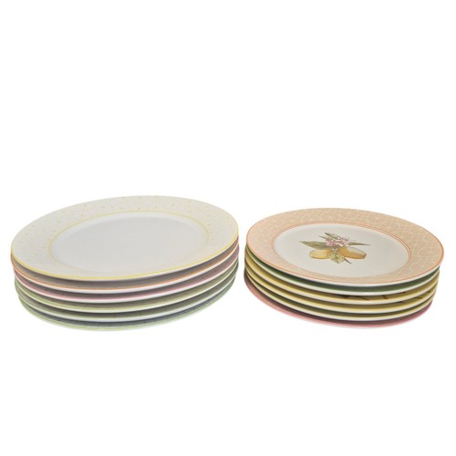 Lote de 12 platos de cena, ensalada Williams Sonoma cítricos limón cítricos 6 y 6 - Imagen 3 de 9