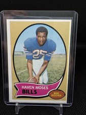 1970 Topps Football #165 Haven Moses Bills (Mint)