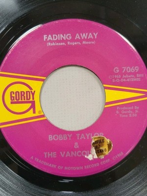 BOBBY VANCOUVER & The Vancouvers -Does Your Mama Know About Me /Fading Away 1968