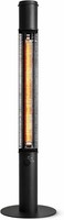 1500W Electric Patio Heater Freestanding Tower Outdoor Heater with 2 Heat