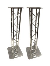 2 DJ Lighting 4.92 ft 1.5 Meter Bolted Aluminum 8"x8" Truss Light Weight Du...